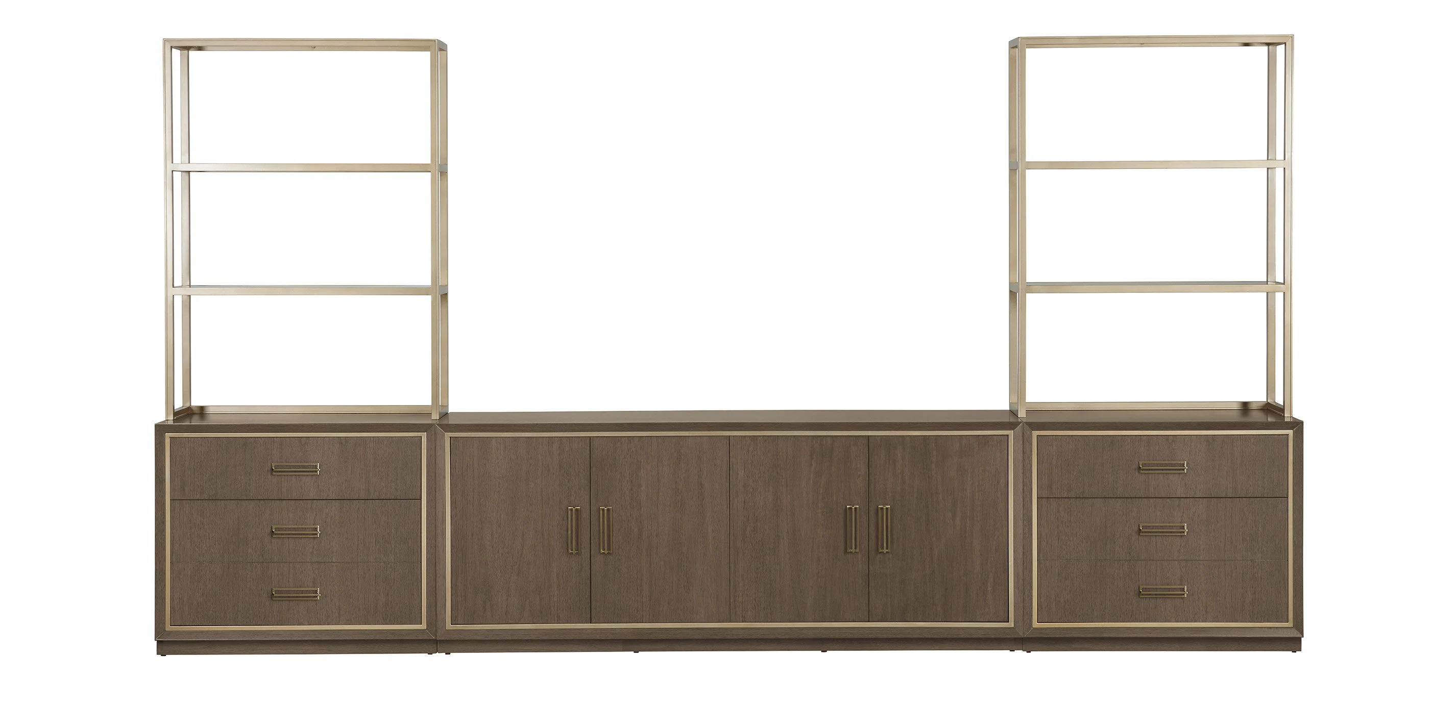 Faraday Classic Large Five-Piece Media Center with Drawers 1 Faraday Classic Large Five-Piece Media Center with Drawers