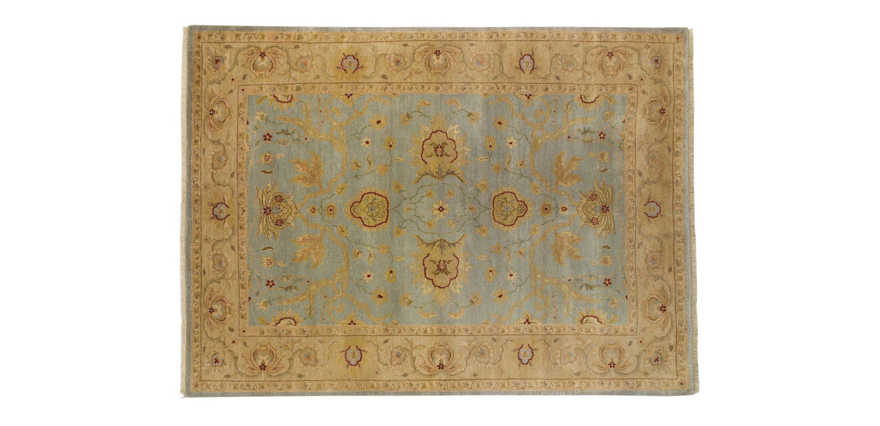 Isfahan Rug, Light Blue/Ivory 1 Isfahan Rug, Light Blue/Ivory