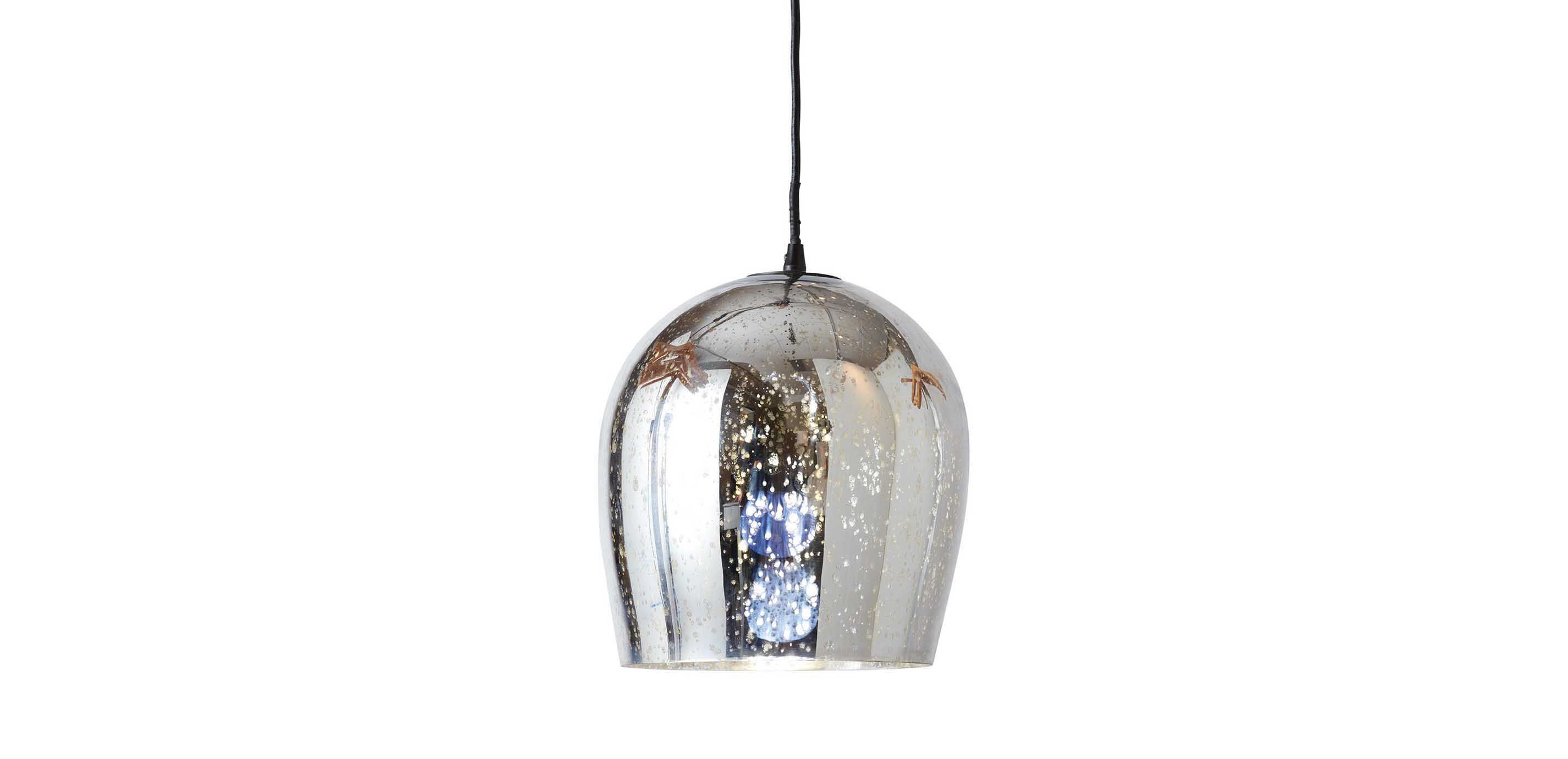 Farrah Mercury Glass Pendant