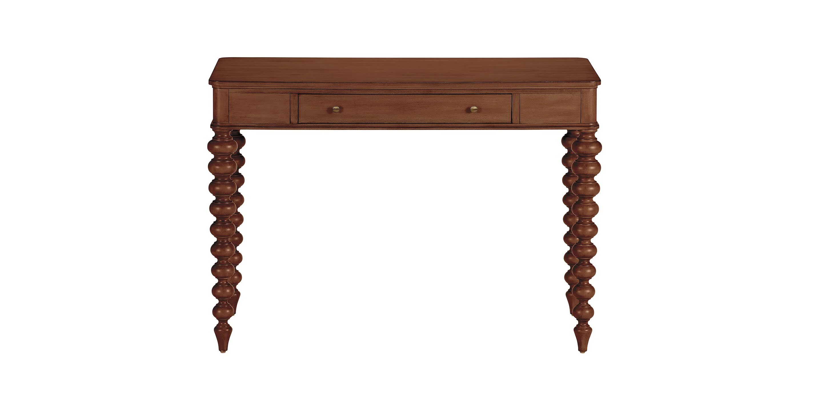 Custom Rounded-Corner Home Office Desk - Ethan Allen