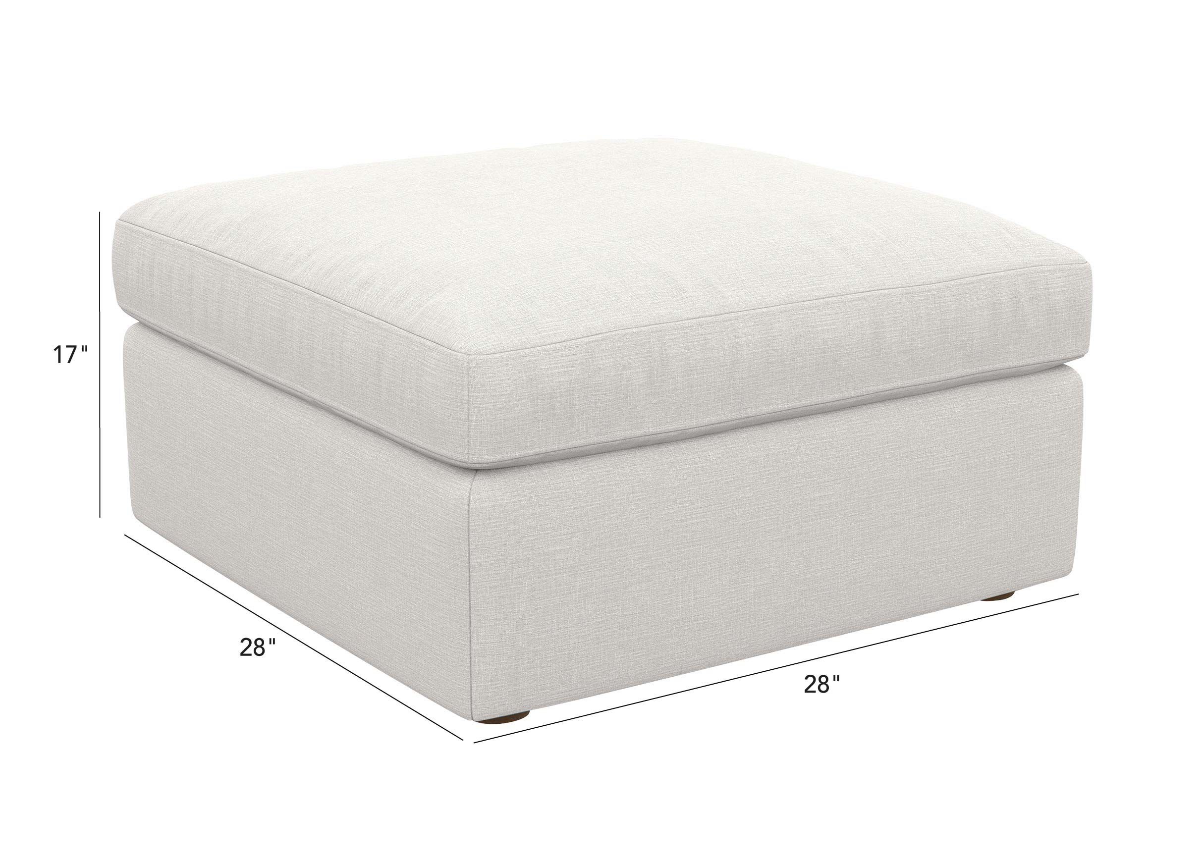 Redding Ridge Upholstered Outdoor Ottoman 6 Redding Ridge Upholstered Outdoor Ottoman